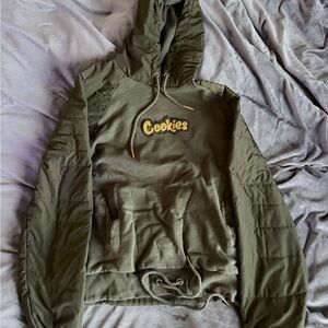 Olive Green Cookies Hoodie